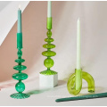 Glass candle Candlestick Holders